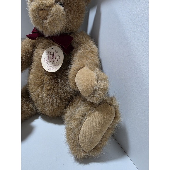 Altman's Limited Edition Gund Teddy Bear Plush 1987 Vintage Store Exclusive 16" - Picture 4 of 9
